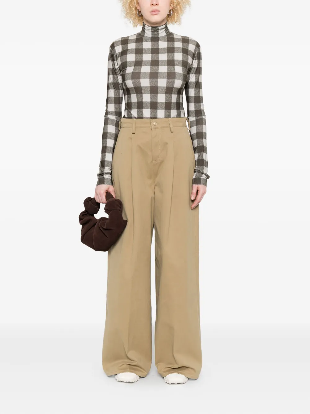 7 For All Mankind Plooibroek - Beige