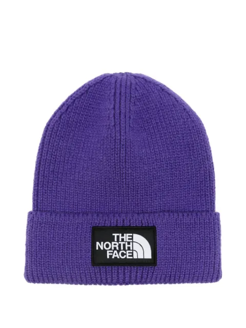 The North Face logo-patch beanie