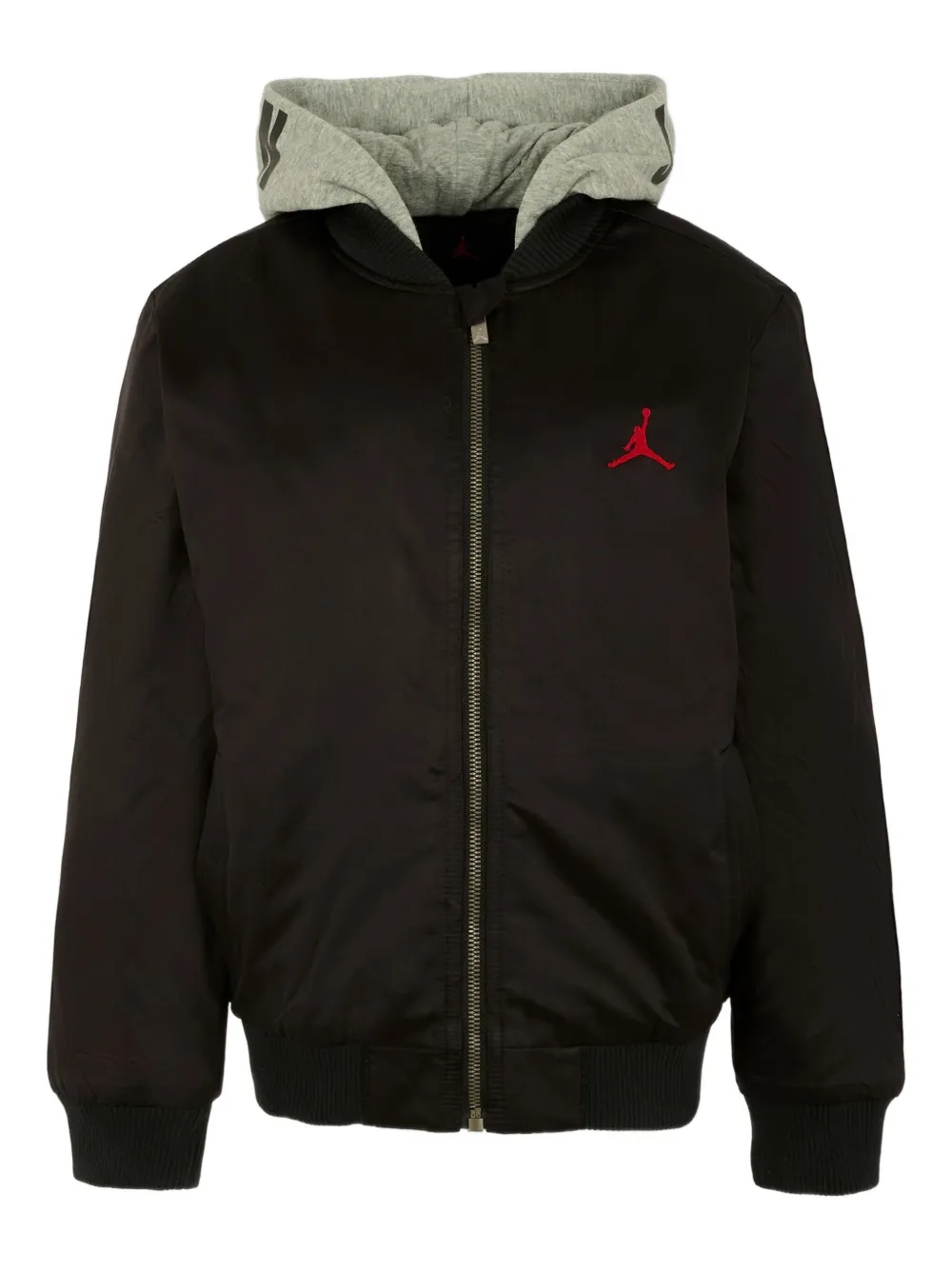 Jordan Kids hooded bomber jacket | Black | Image 1
