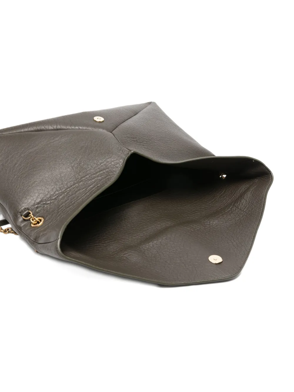 Saint Laurent Schultertasche In Kuvert-form In Gray