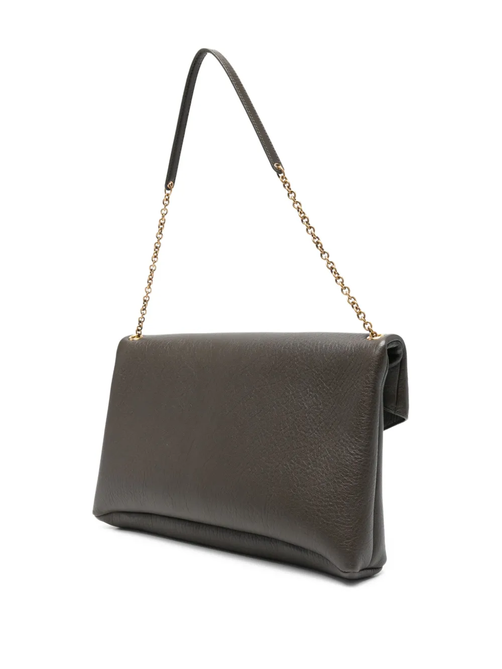 Saint Laurent Schultertasche In Kuvert-form In Gray