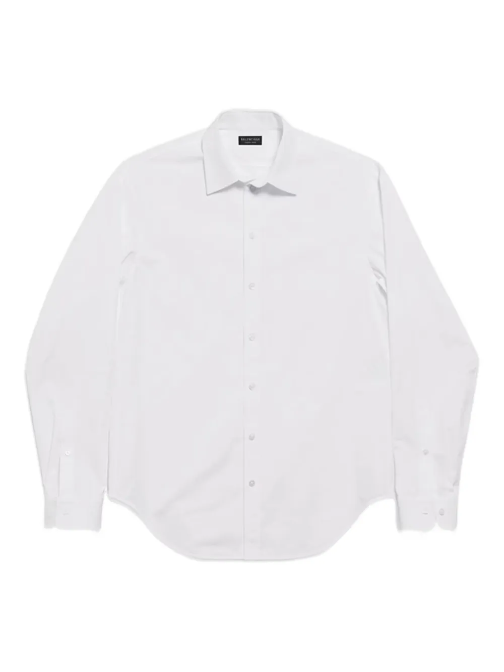 Balenciaga long-sleeve button-fastening shirt | White | Image 1