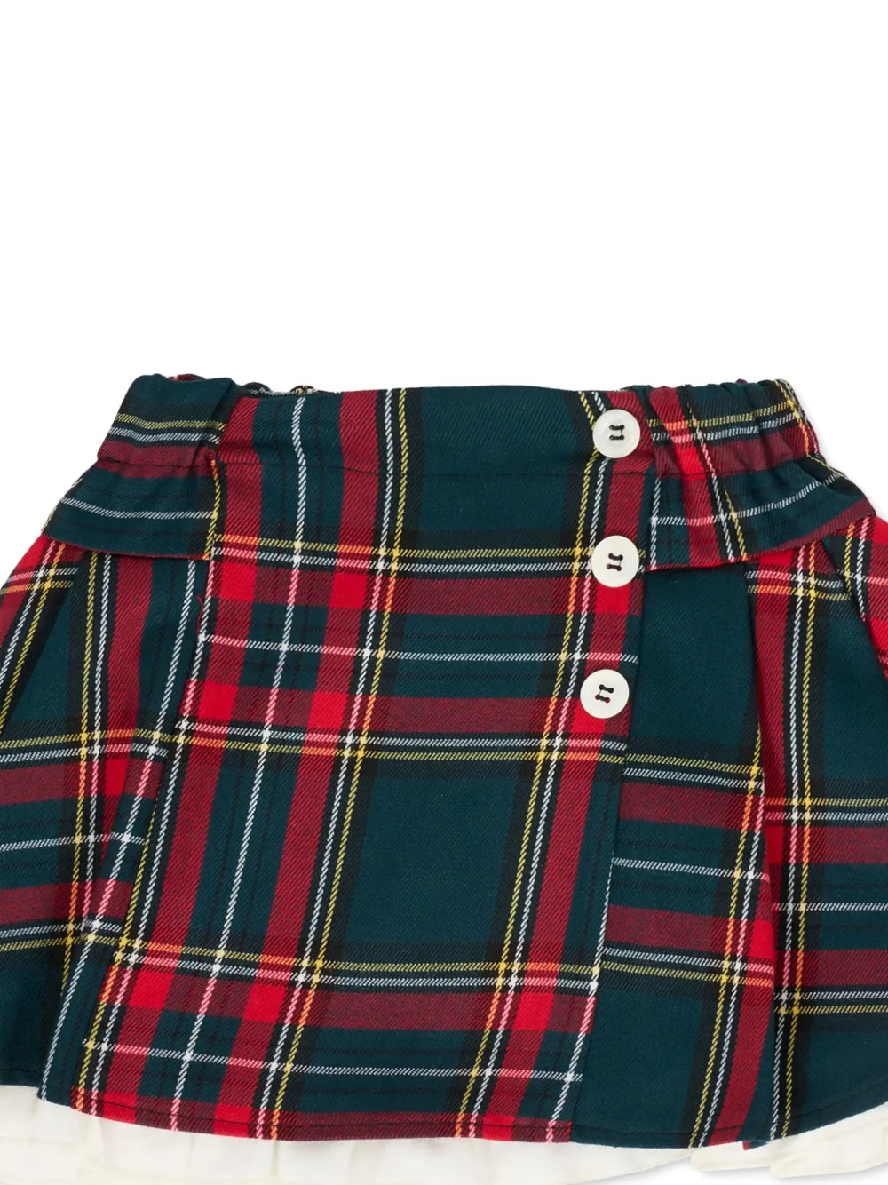 La Stupenderia Rok met tartan ruit Blauw