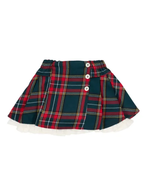 La Stupenderia tartan skirt