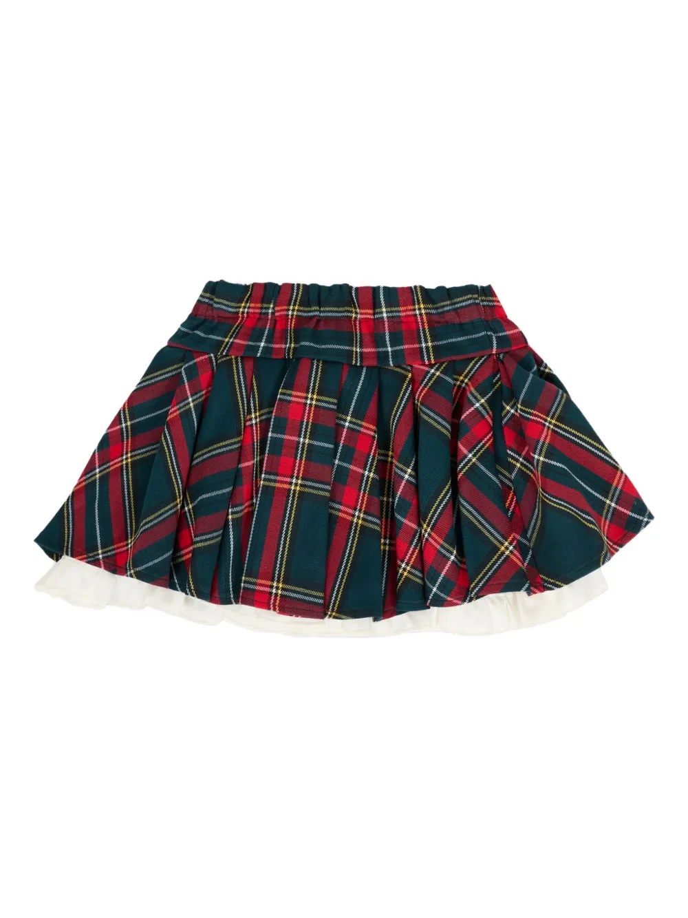 La Stupenderia tartan skirt - Blauw