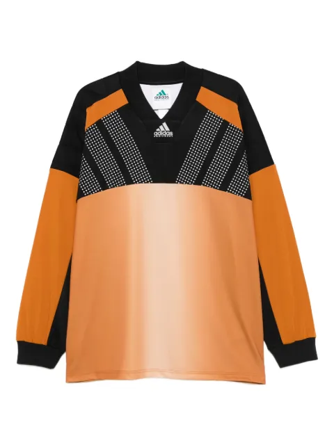 adidas panelled V-neck sweatshirt