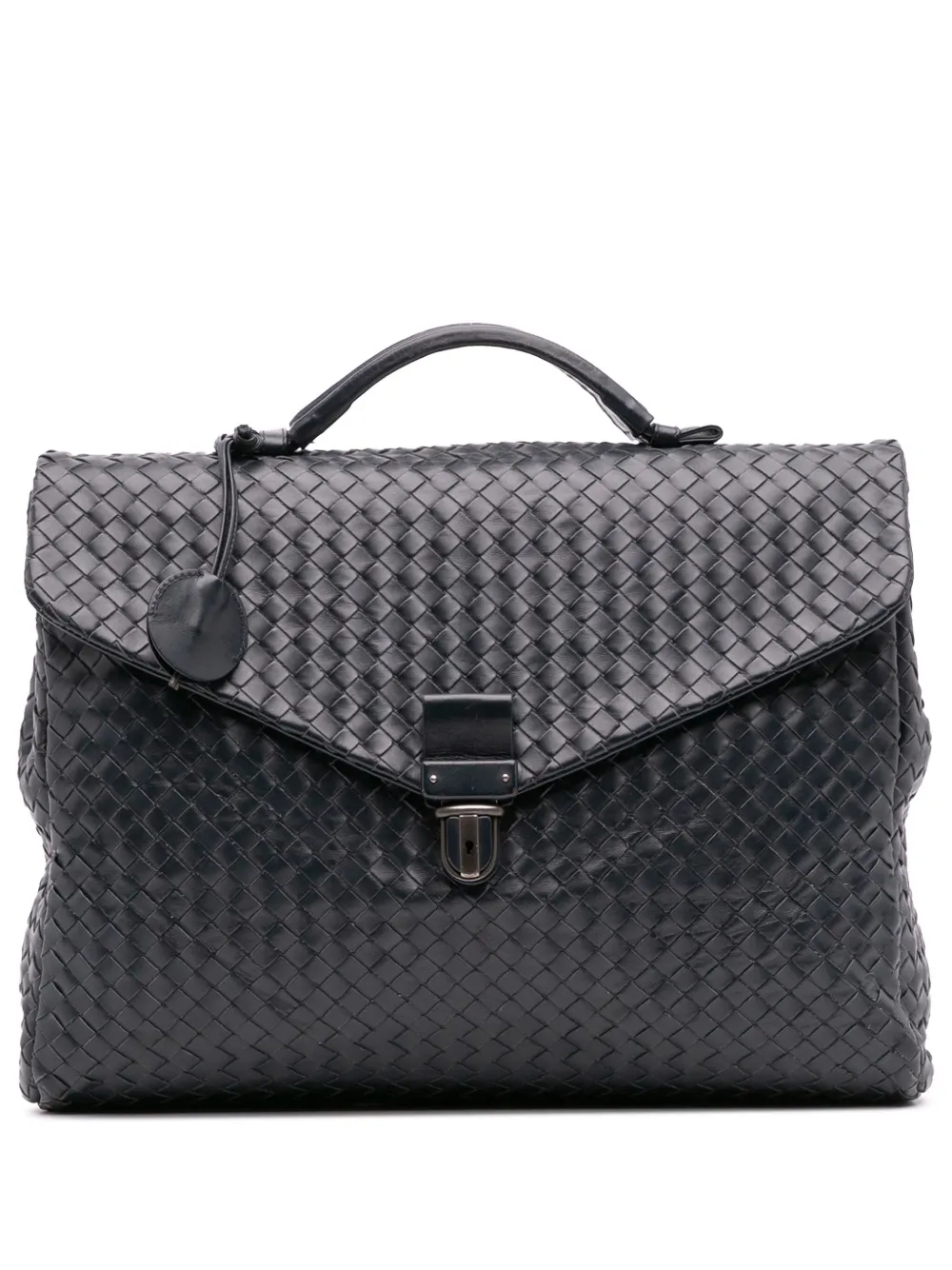 Bottega Veneta Pre-Owned 2012-2025 Nappa Intrecciato Briefcase business bag | Blue | Image 1
