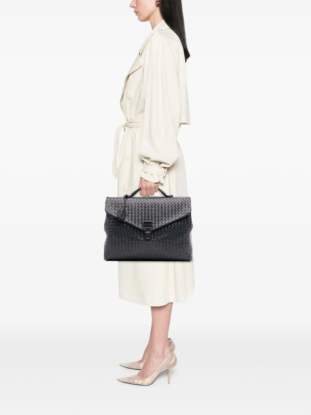 Bottega Veneta Pre-Owned 2012-2025 Nappa Intrecciato Briefcase business bag | Pre-Owned | Image 2