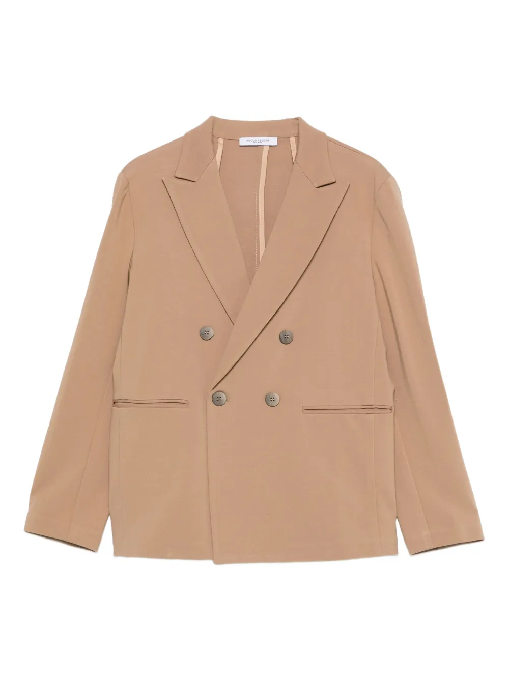 Paolo Pecora Kids double-breasted blazer | Brown | Image 1