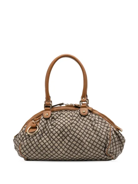 Gucci Pre-Owned 2016-2025 Diamante Canvas Sukey satchel