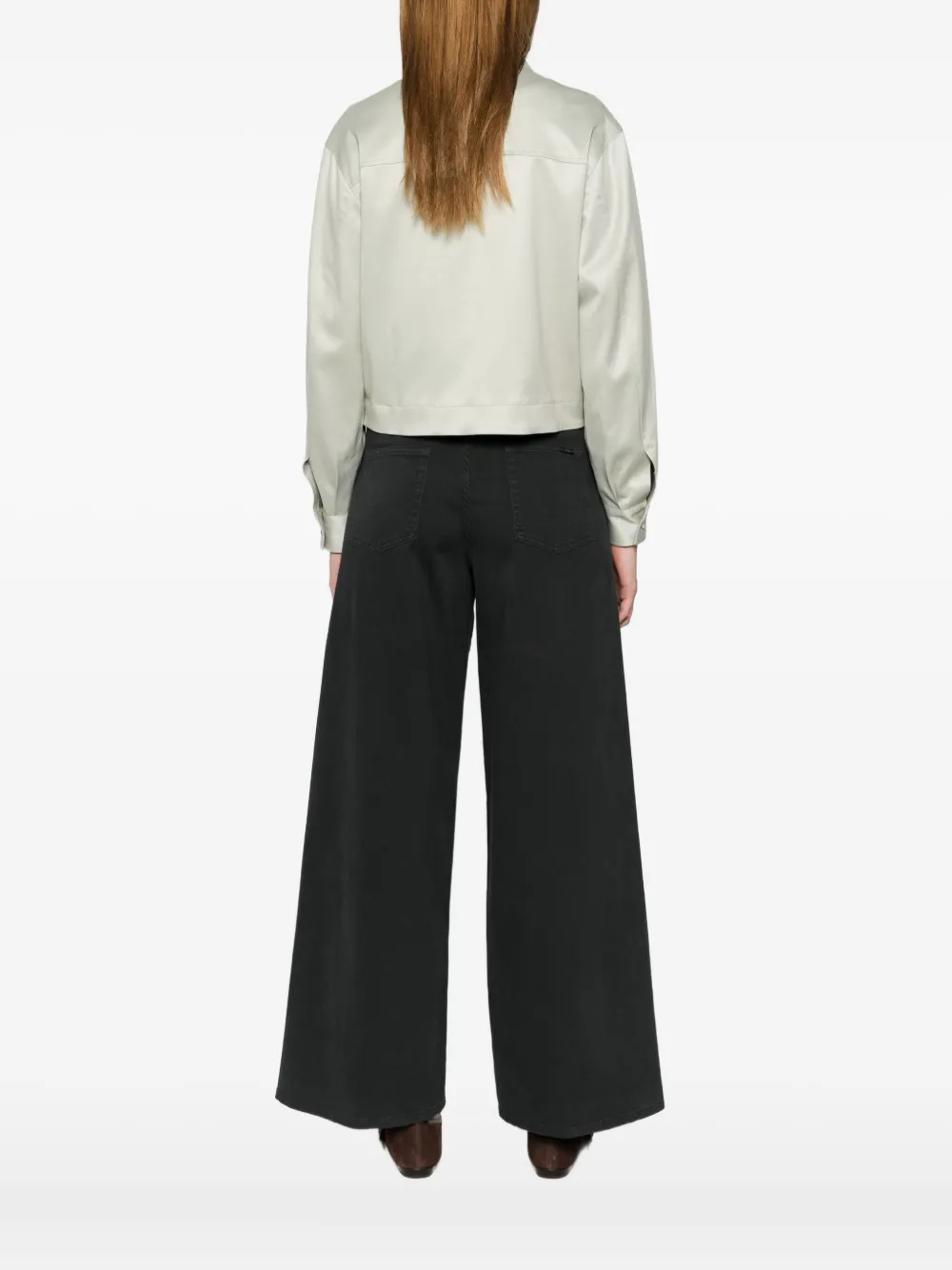 Peserico Jack met puntkraag Groen