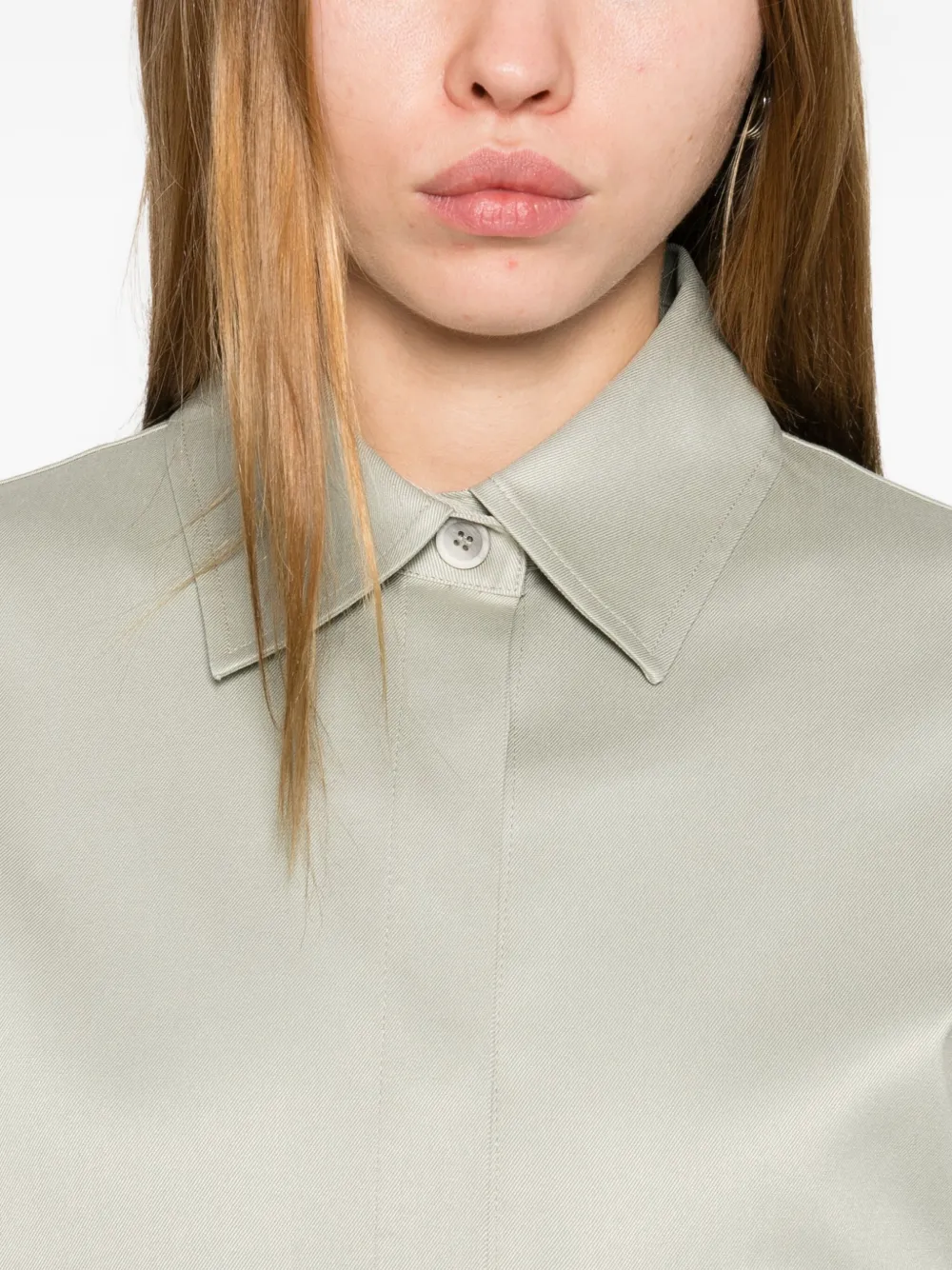 Peserico Jack met puntkraag Groen