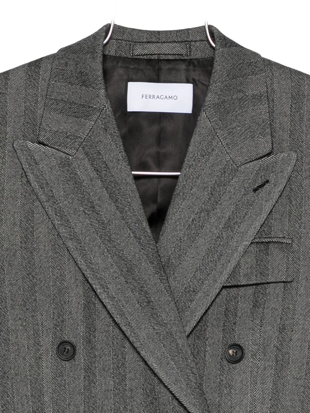 Ferragamo double-breasted striped jacket | Fitted Jackets | Image 2