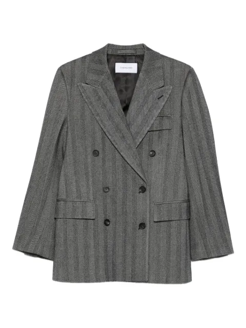 Ferragamo double-breasted striped jacket