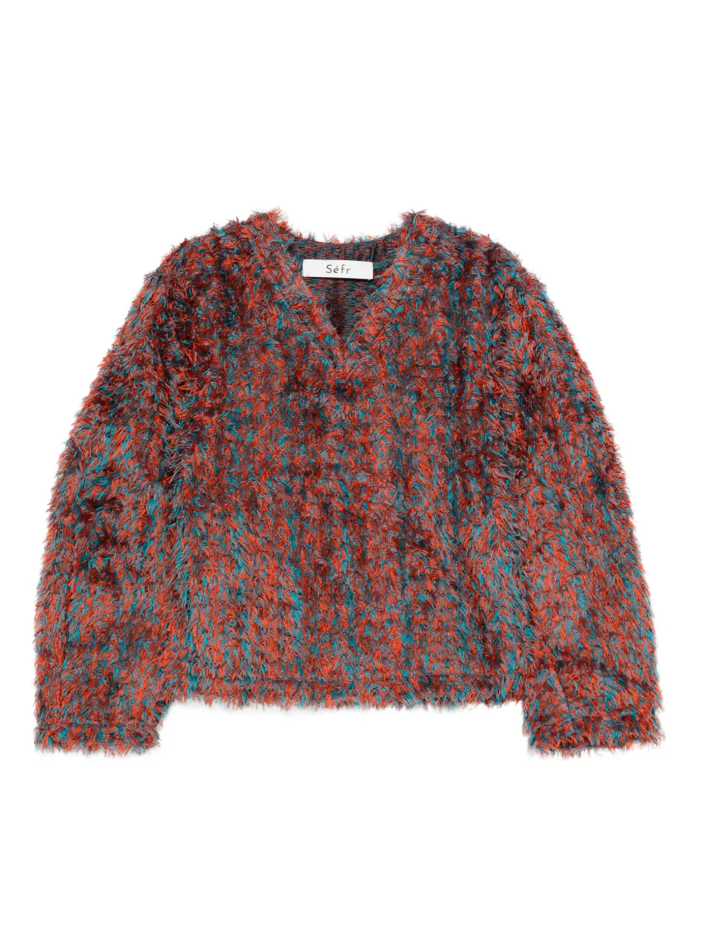 Séfr v-neck sweater | Orange | Image 1