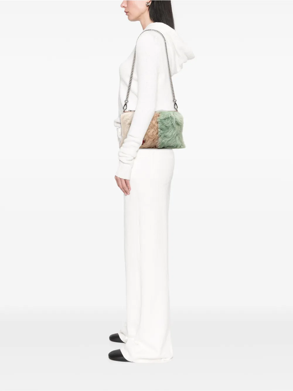 Miu Miu Pre-Owned Borsa a tracolla Fur Montone Stripe 2010-2025 | Pre-owned | Image 2