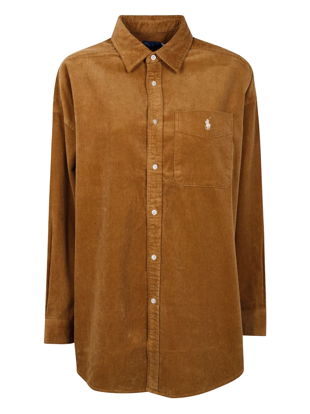 Polo Ralph Lauren chest pocket corduroy shirt | Brown | Image 1