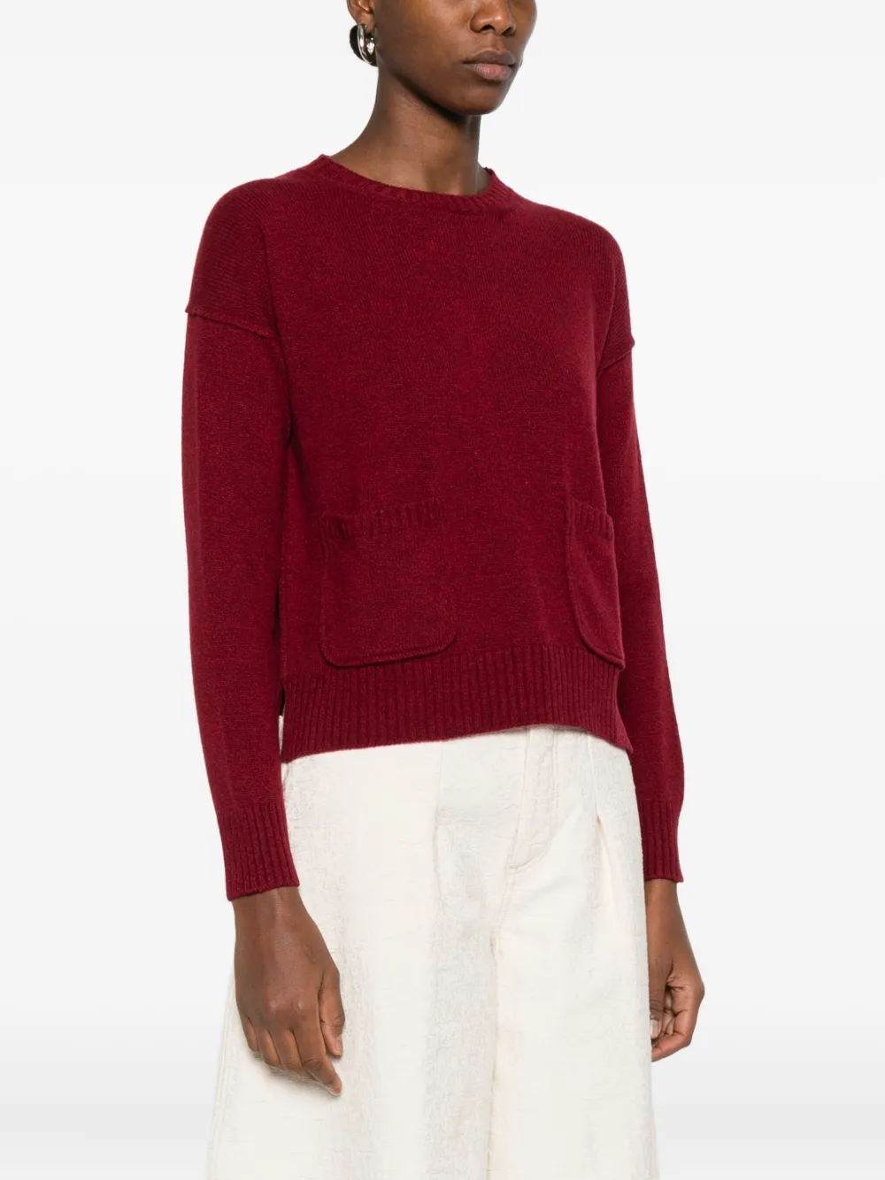 Why Ci Fine-knit Jumper In Red