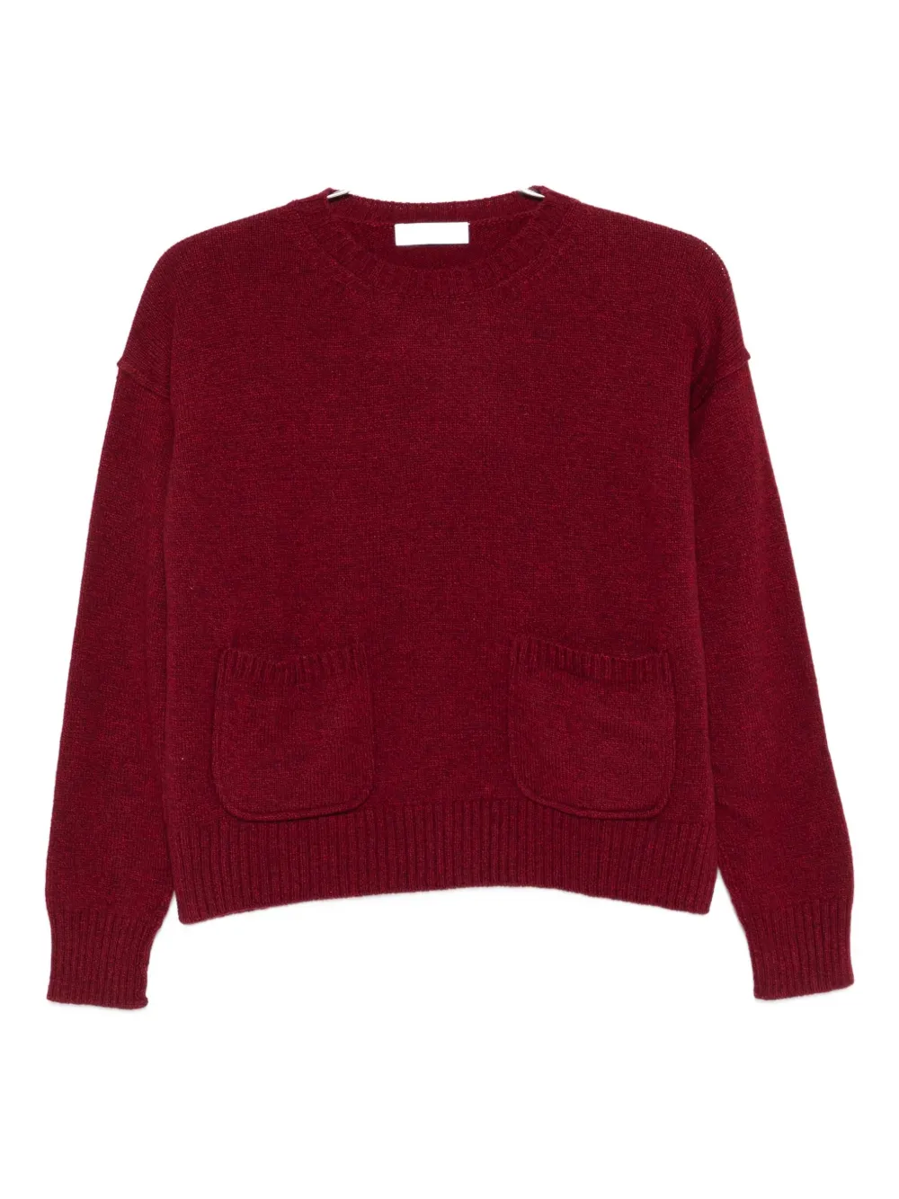 Why Ci Maglione in maglia fine - Rosso