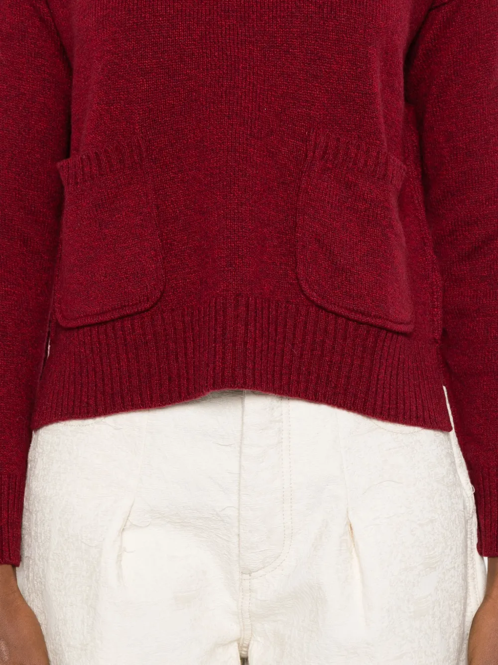 Why Ci Fine-knit Jumper In Red