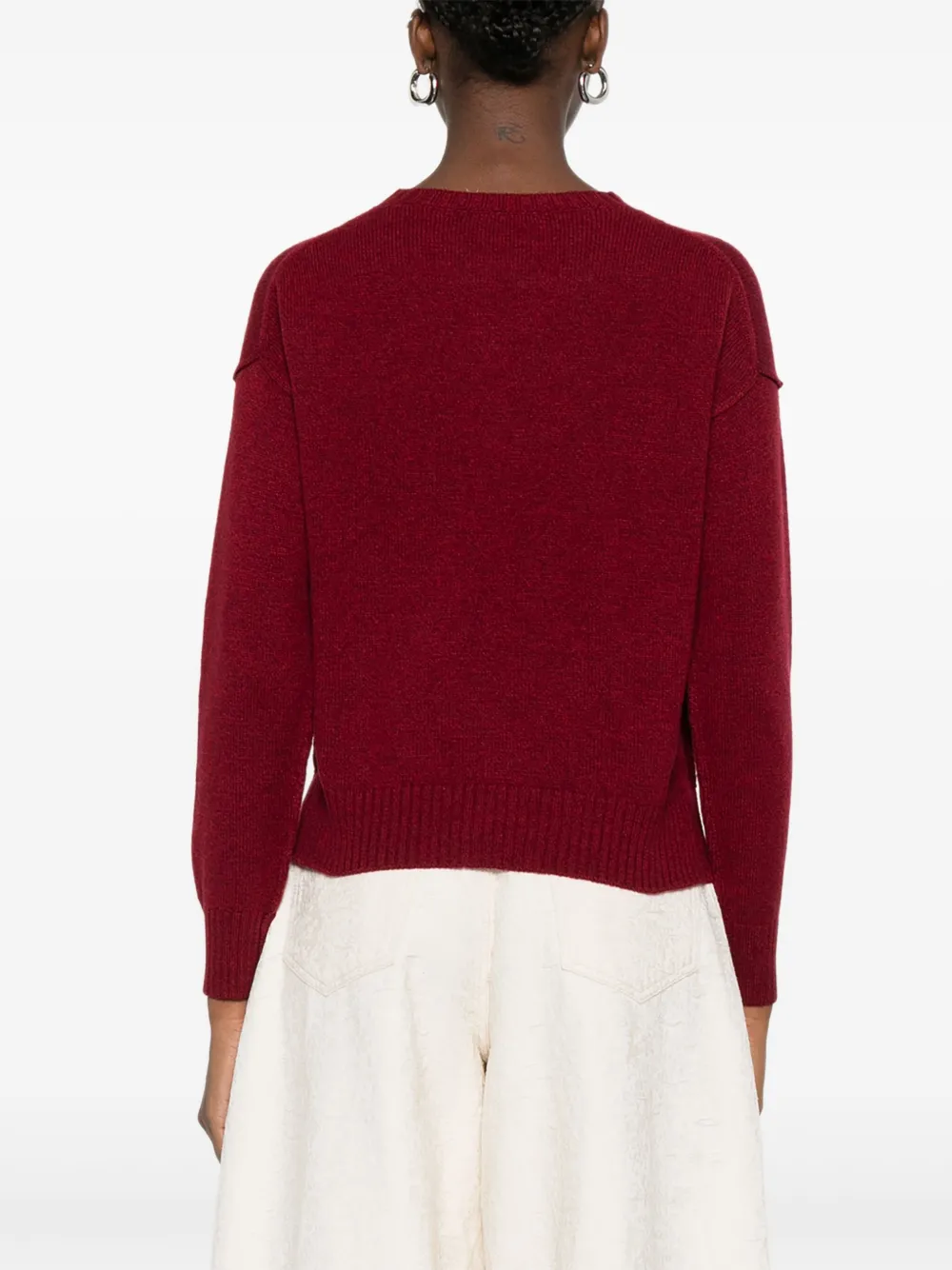 Why Ci Fine-knit Jumper In Red