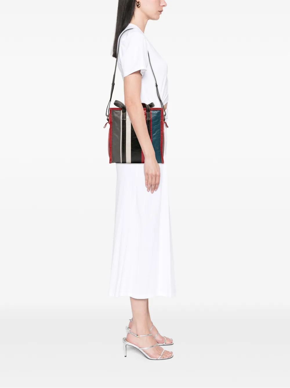 Balenciaga Pre-Owned 2017 S Lambskin Bazar Shopper satchel | Pre-Owned | Image 2