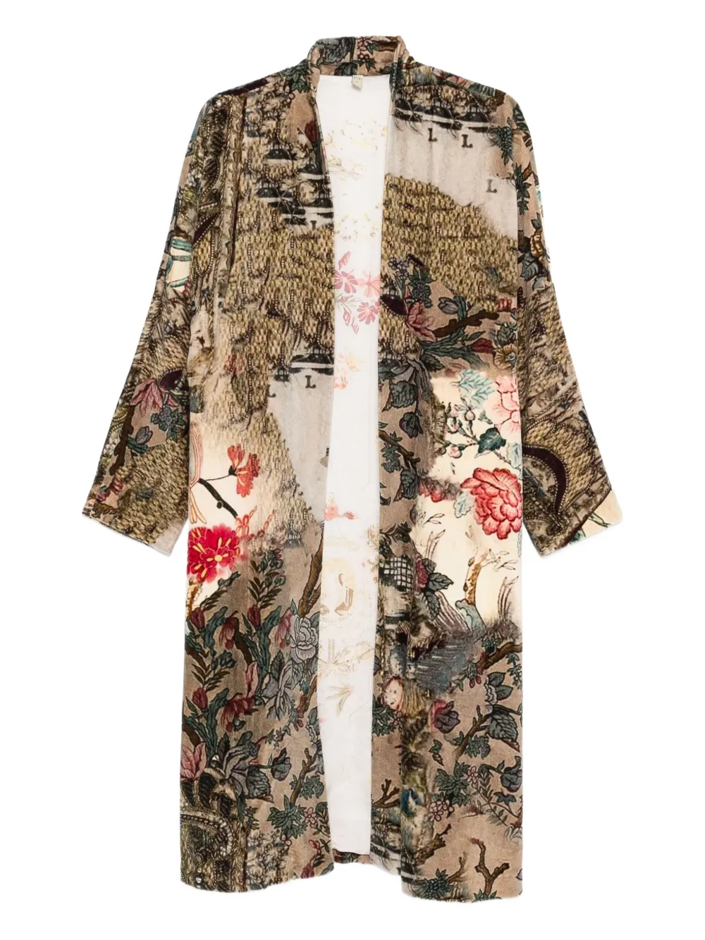 YAVI floral-print jacket | Neutrals | Image 1