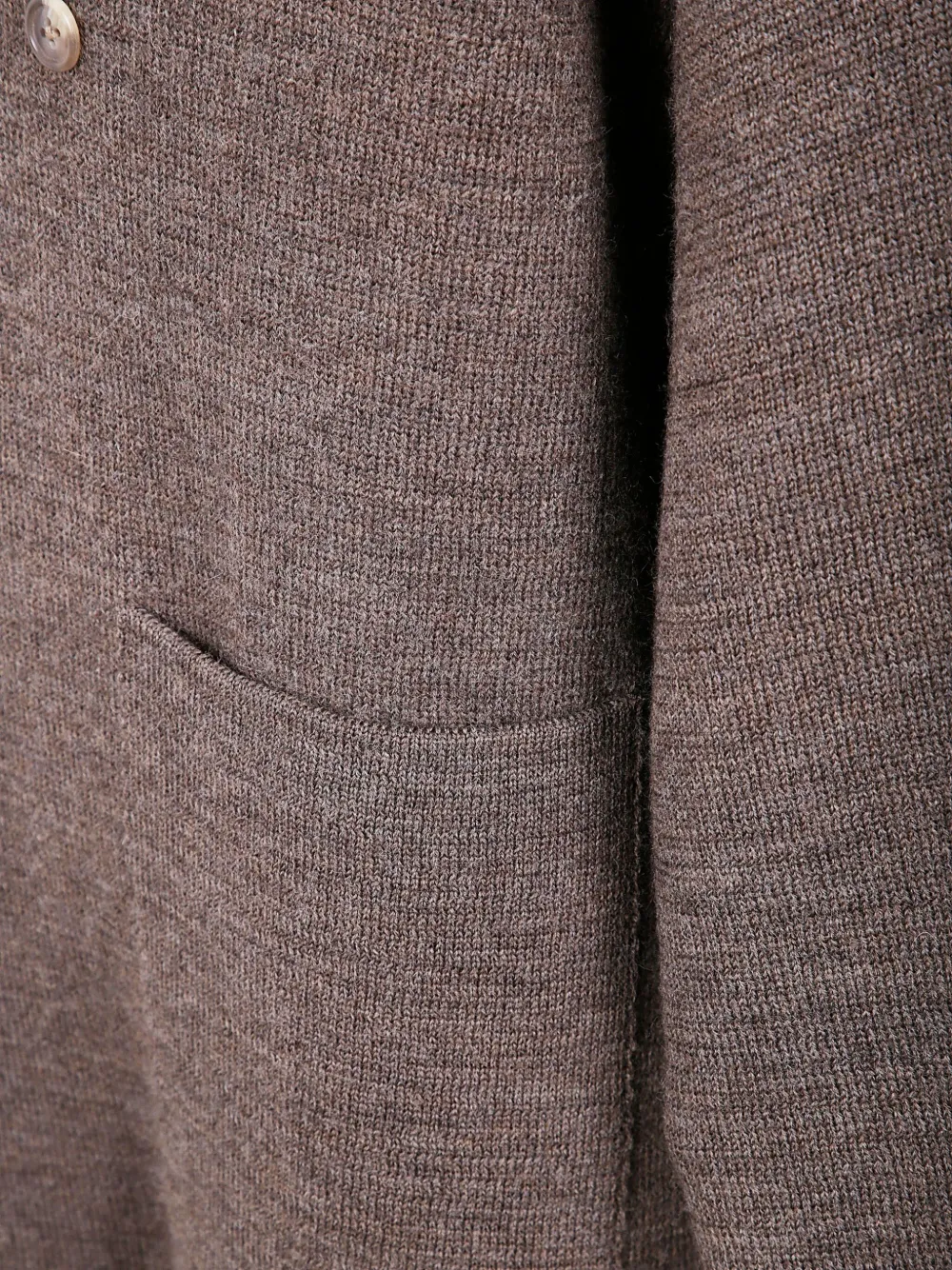 Ma'ry'ya Double-breasted Pocket Coat In Brown