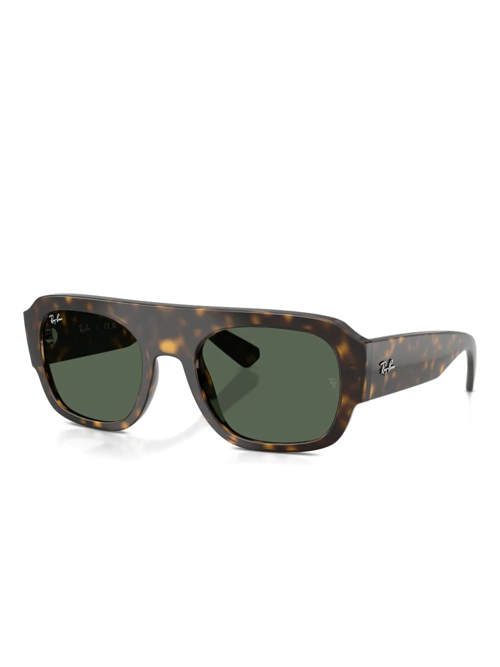Ray-Ban Zonnebril met vierkant montuur - Bruin