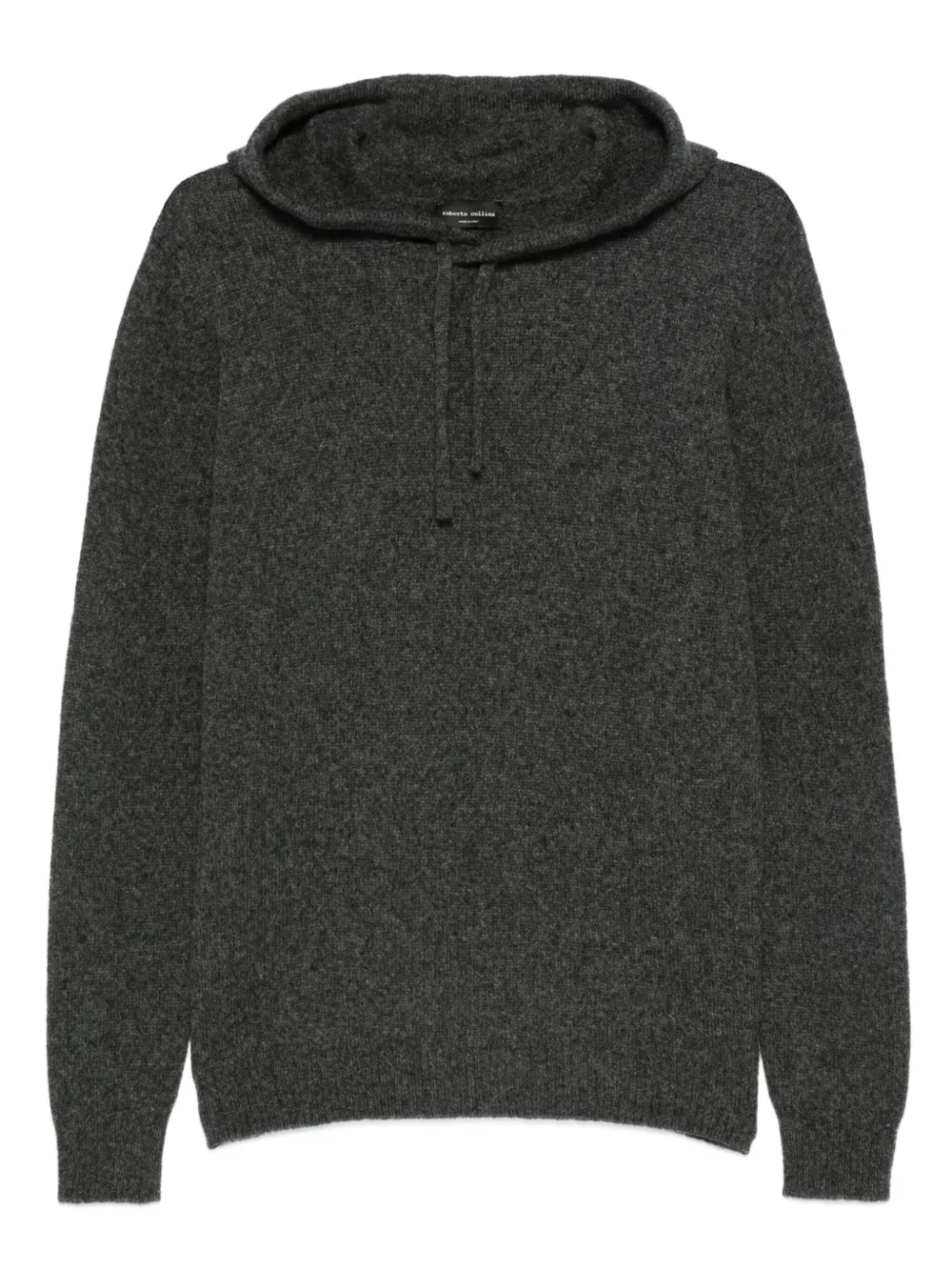 Roberto Collina knitted hoodie | Grey | Image 1