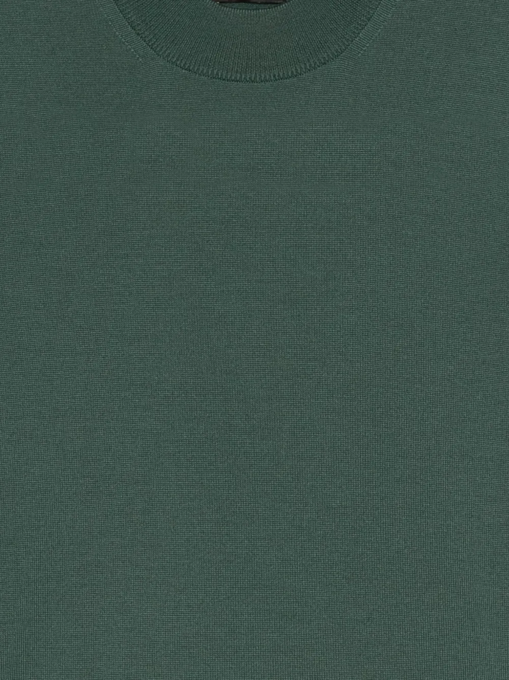 Roberto Collina Trui van merinowol Groen