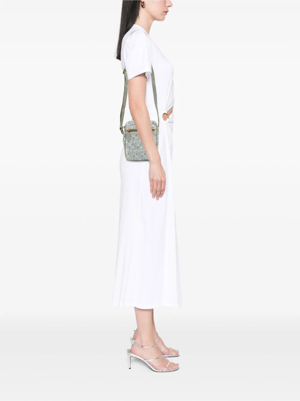 Fendi Pre-Owned 2000-2010 Zucca Denim crossbody bag | Pre-Owned | Image 2