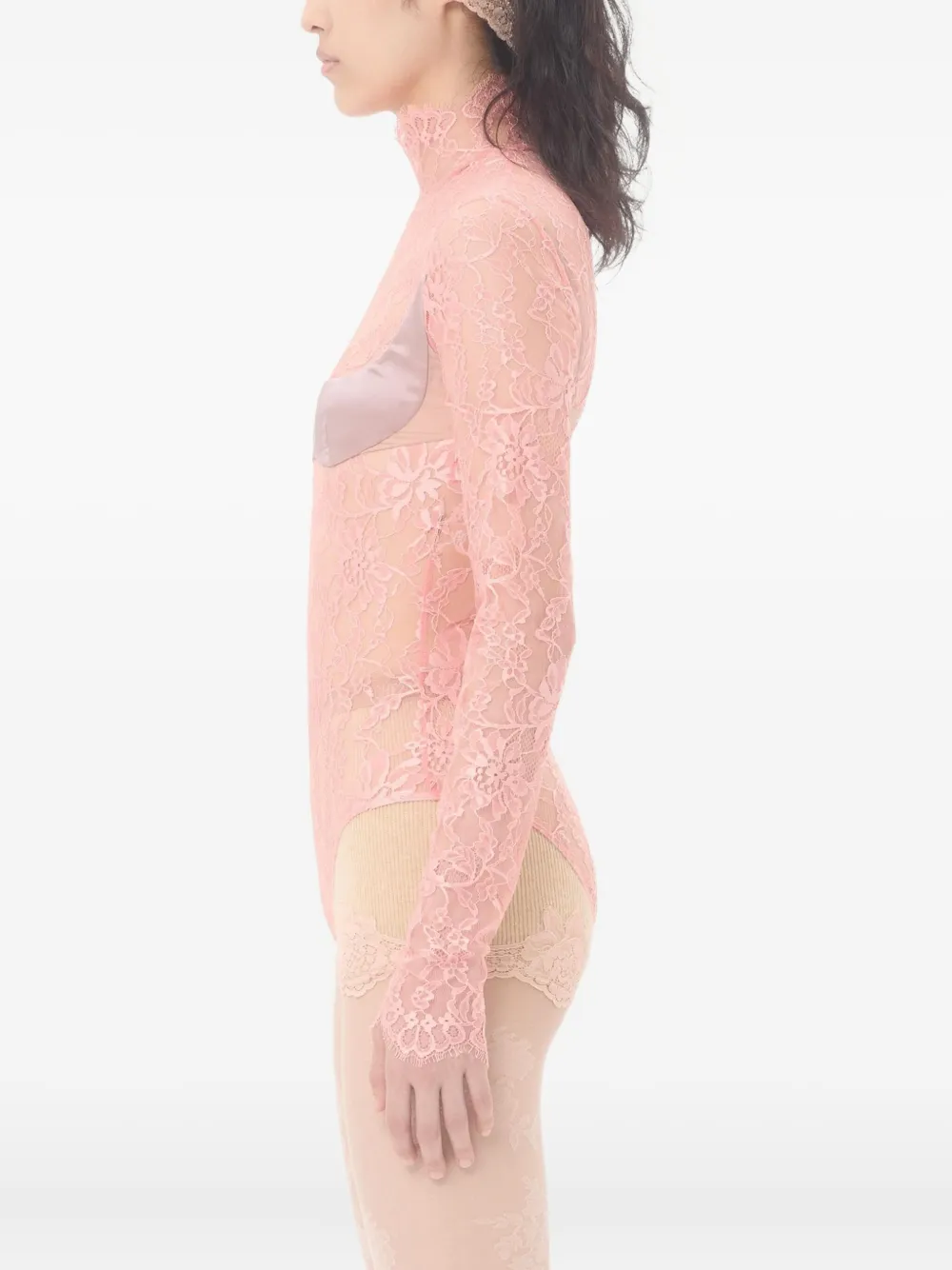 フサ！INSCRIRE Flower Lace Body Suit Flower Lace Body Suit – INSCRIRE