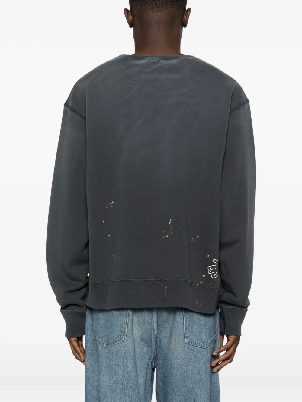 Chimala Paint-splatter Sweatshirt In Gray