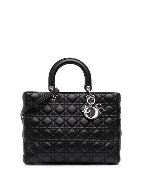 Christian Dior Pre-Owned grand sac à bandoulière Cannage Lady Dior (2013)