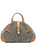 Christian Dior Pre-Owned 2001 Diorissimo Canvas Double Saddle Bowler Bag handbag - Green