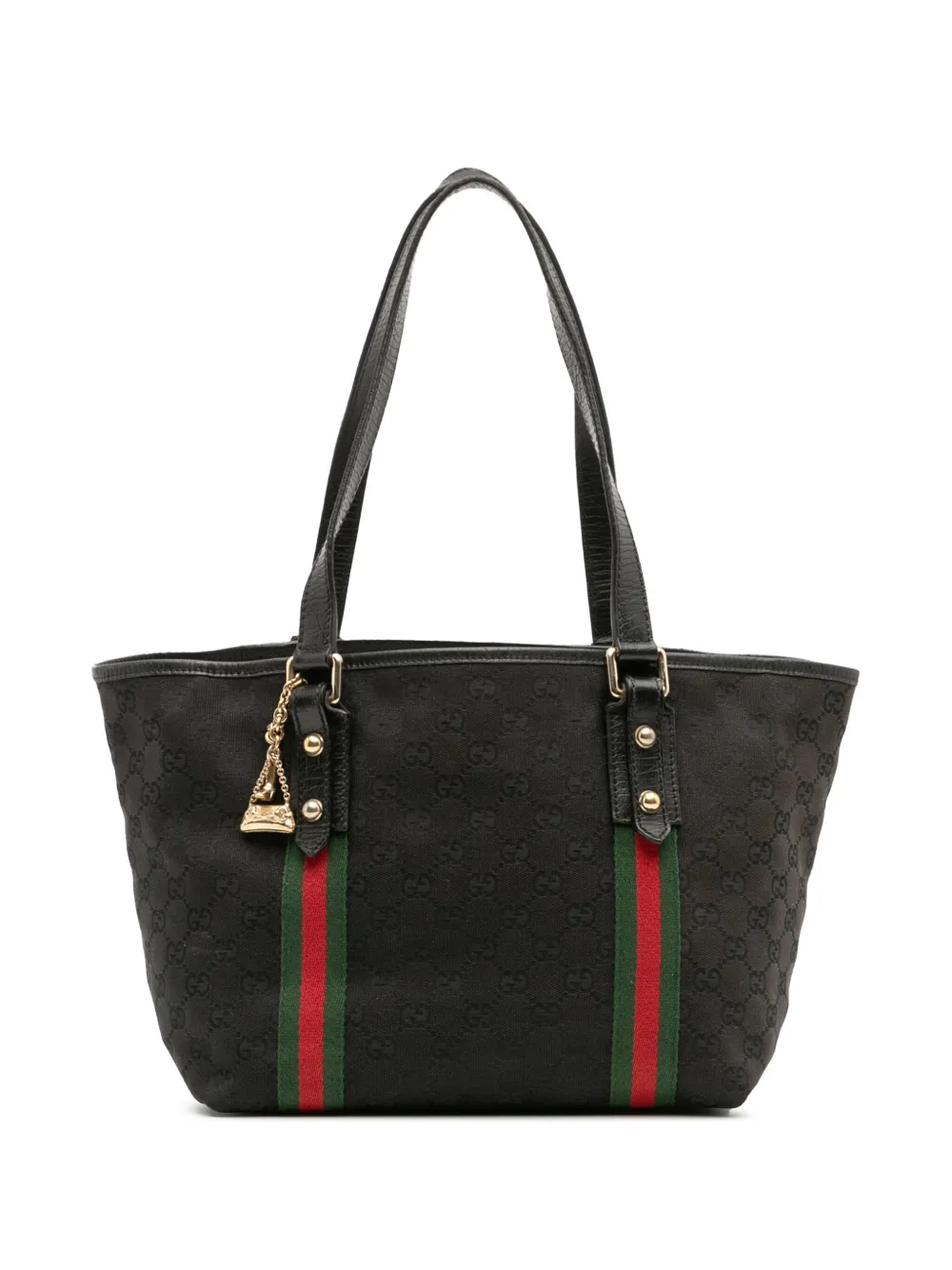 Gucci Pre-Owned 2000-2015 GGキャンバス ジョリクール トートバッグ - ブラック Gucci Pre-Owned 2000-2015 GGキャンバス ジョリクール トートバッグ - ブラック
