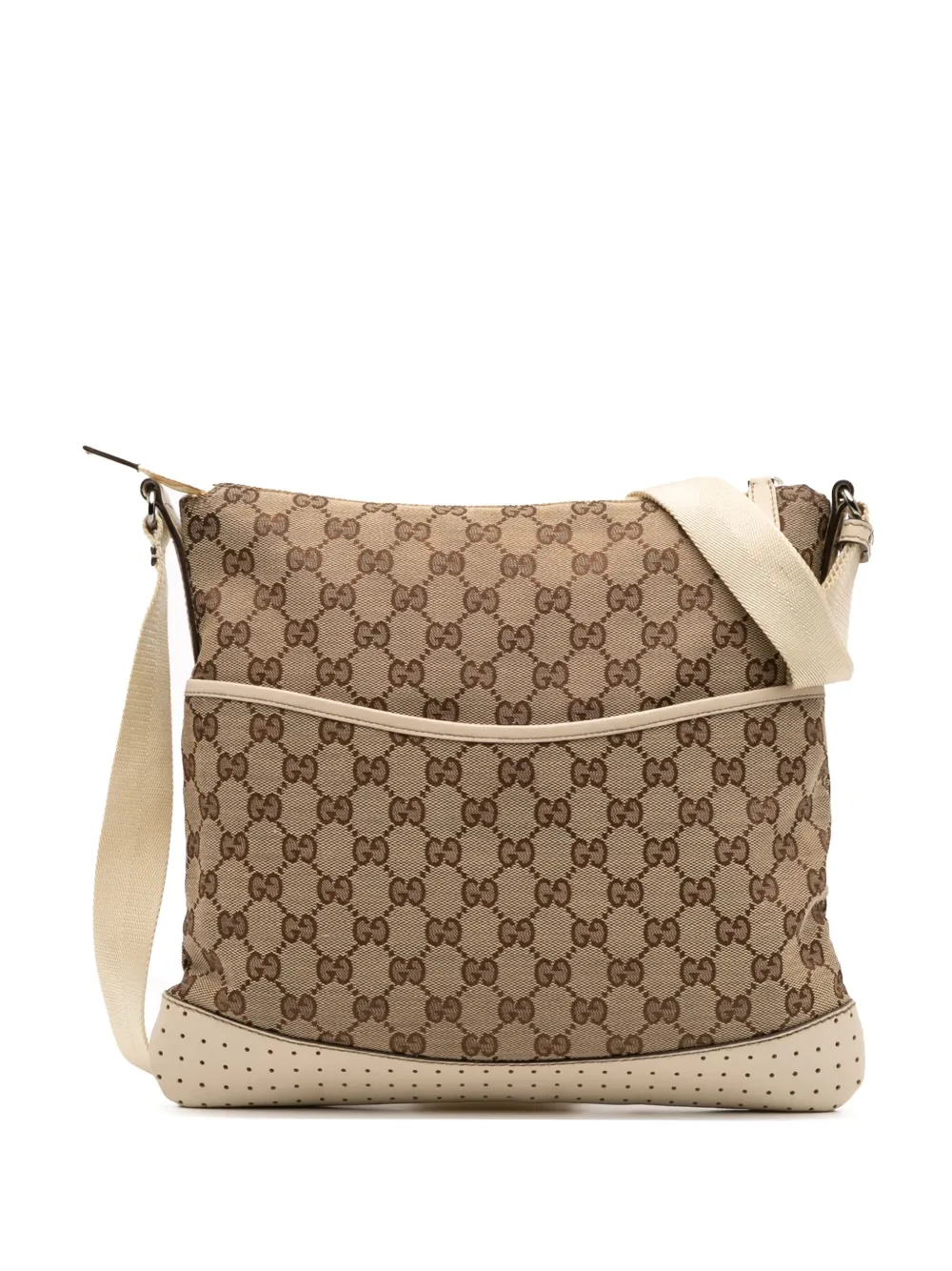 Gucci Pre-Owned 2000-2015 GGキャンバス ショルダーバッグ - ブラウン Gucci Pre-Owned 2000-2015 GGキャンバス ショルダーバッグ - ブラウン