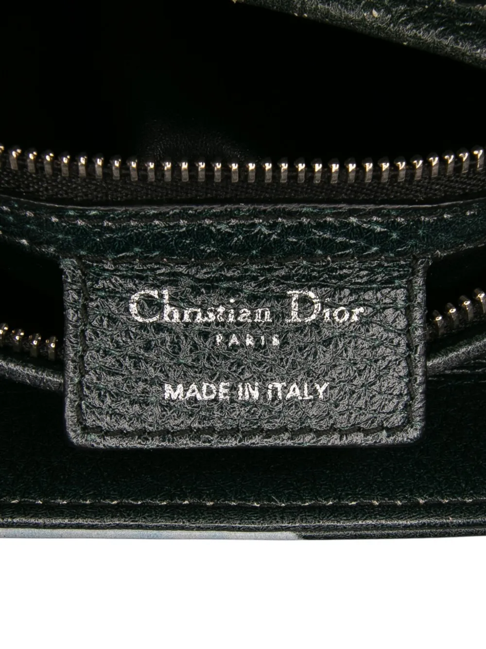 2014 Medium Deerskin Floral Print Lady Dior Satchel