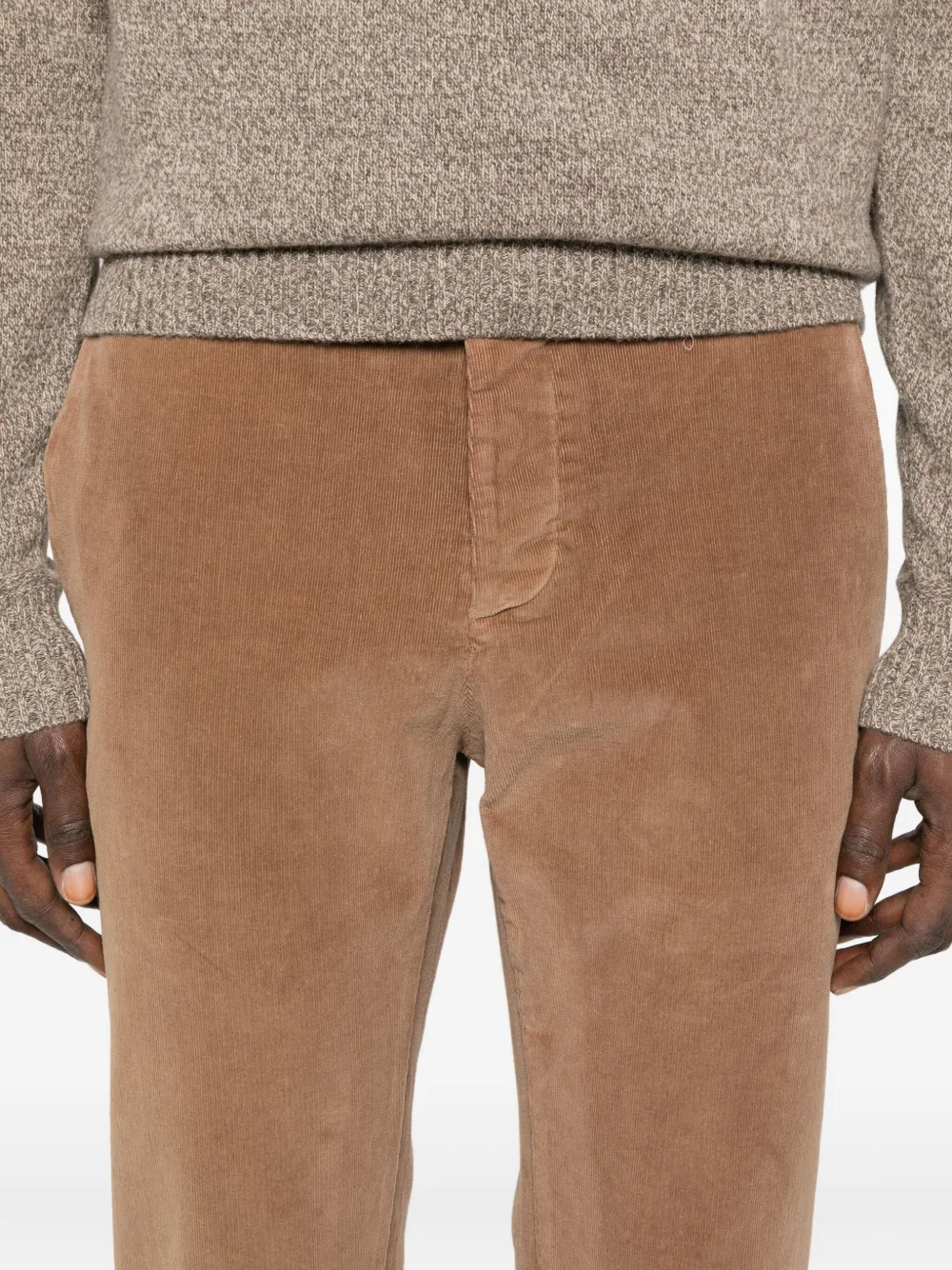 Jacob Cohen Corduroy Trousers In Brown
