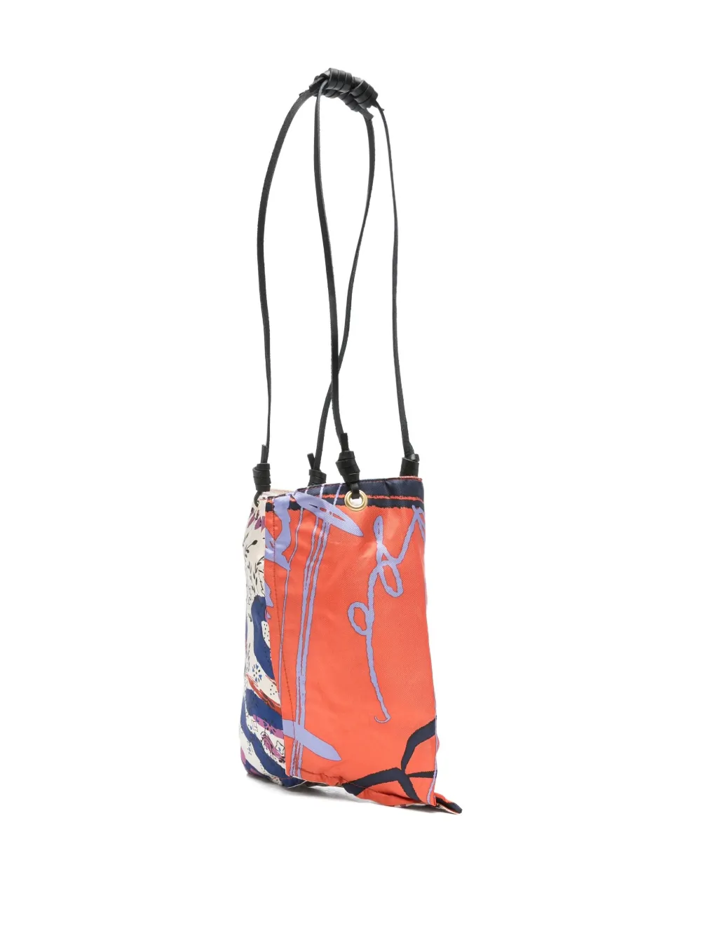 Manipuri Abstract-print Tote Bag In Orange