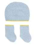 Gensami kids wool hat set - Blue