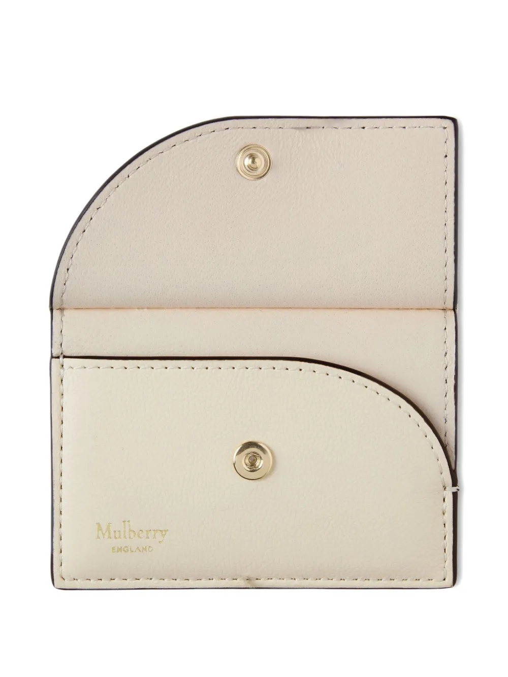 Mulberry Leather Compact Card Holder In Brown