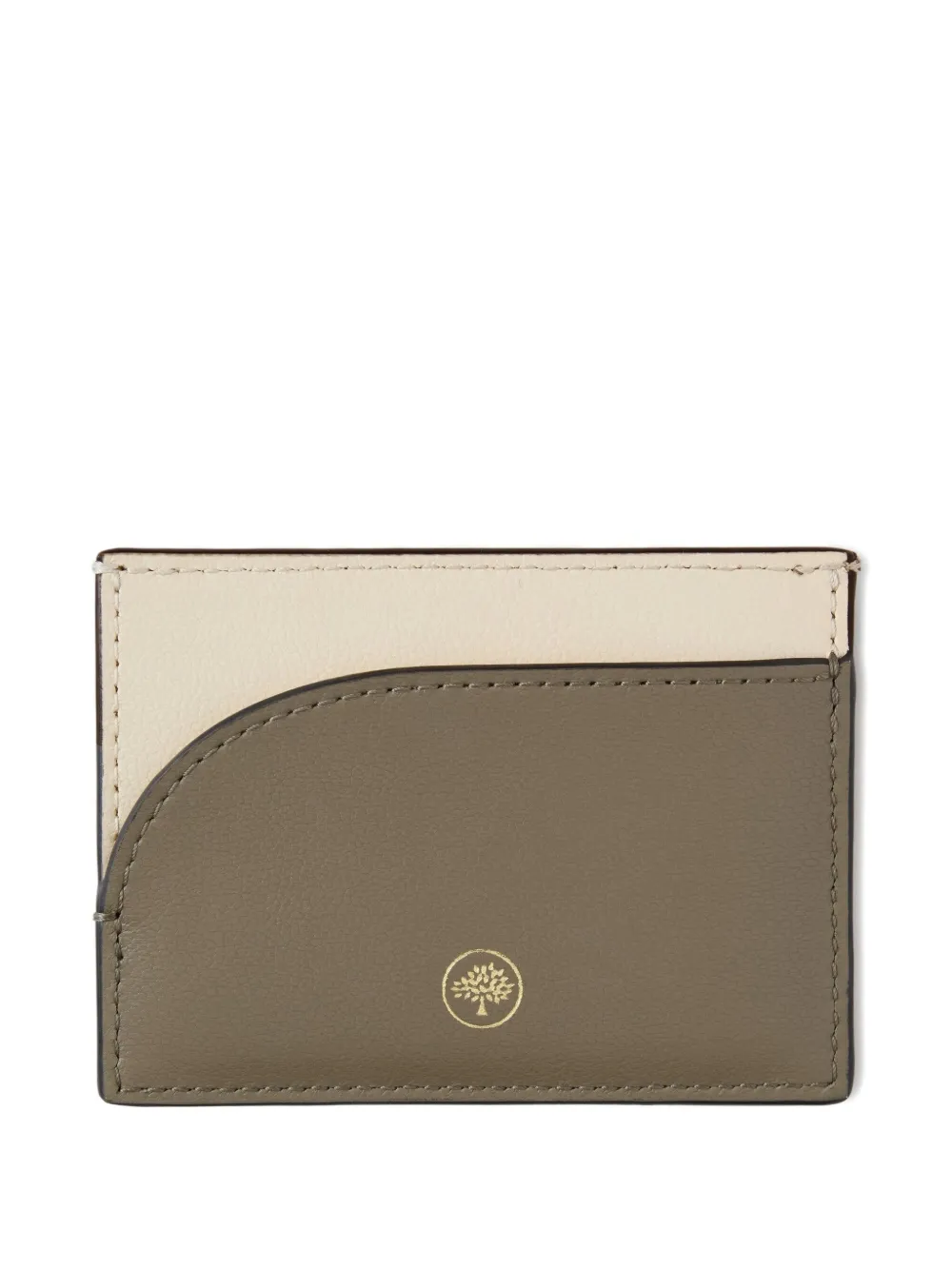 Mulberry Leather Compact Card Holder In Brown
