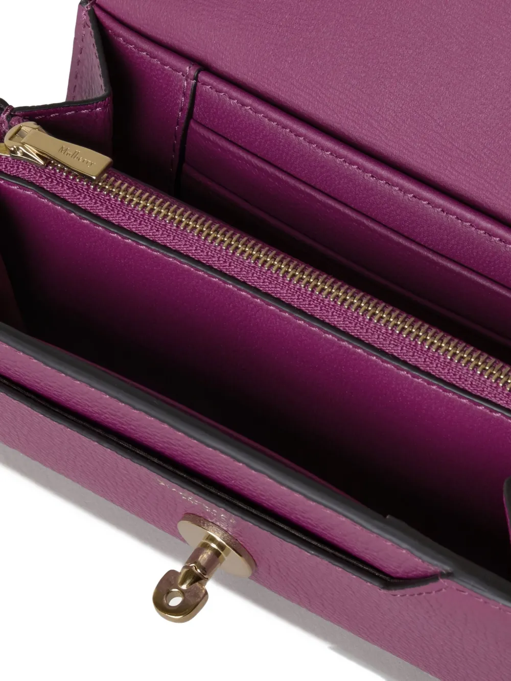 Mulberry Medium Darley Zip-around Wallet In Pink