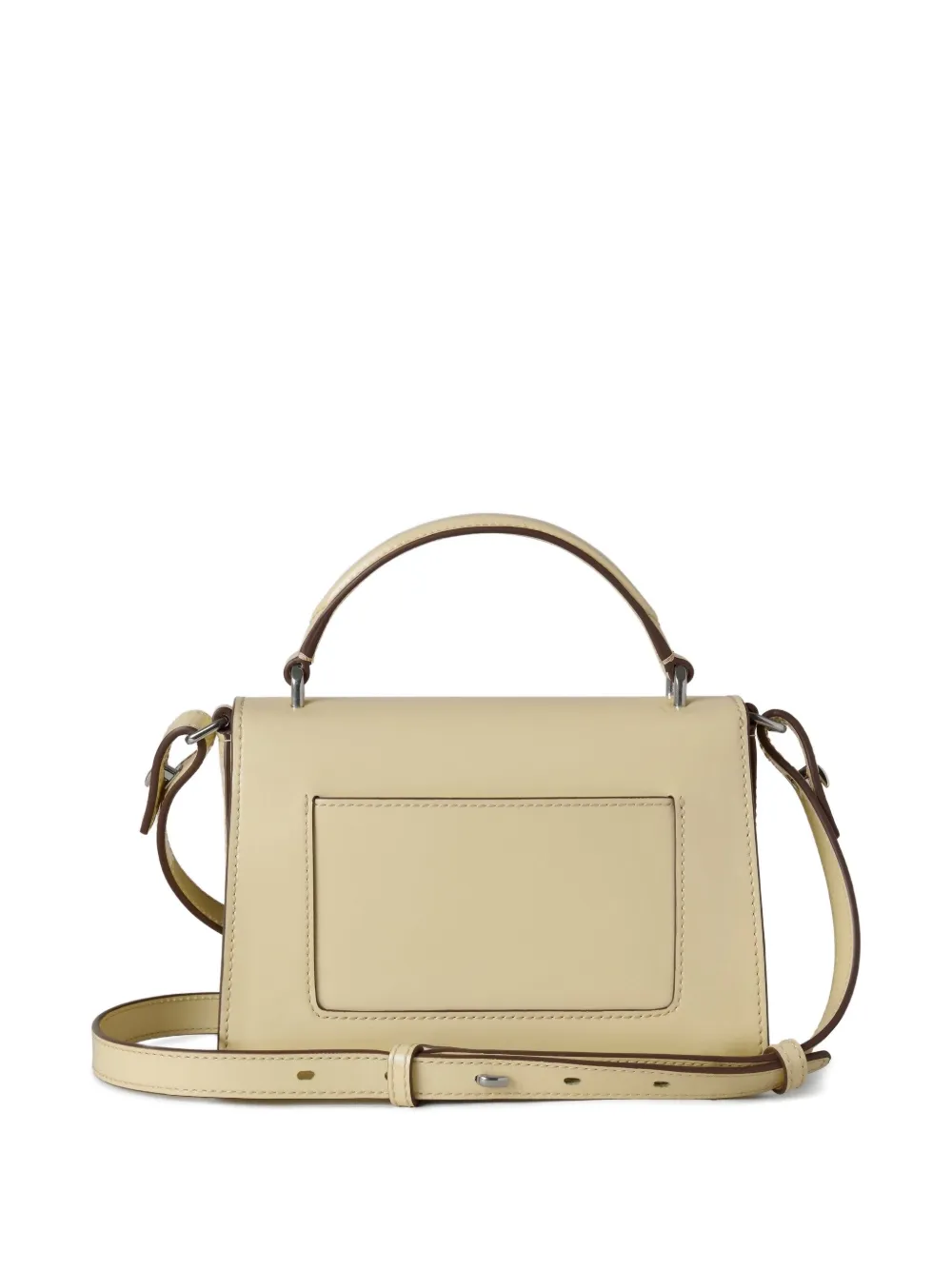 Mulberry Small Lana Patent-leather Tote Bag In Neutral