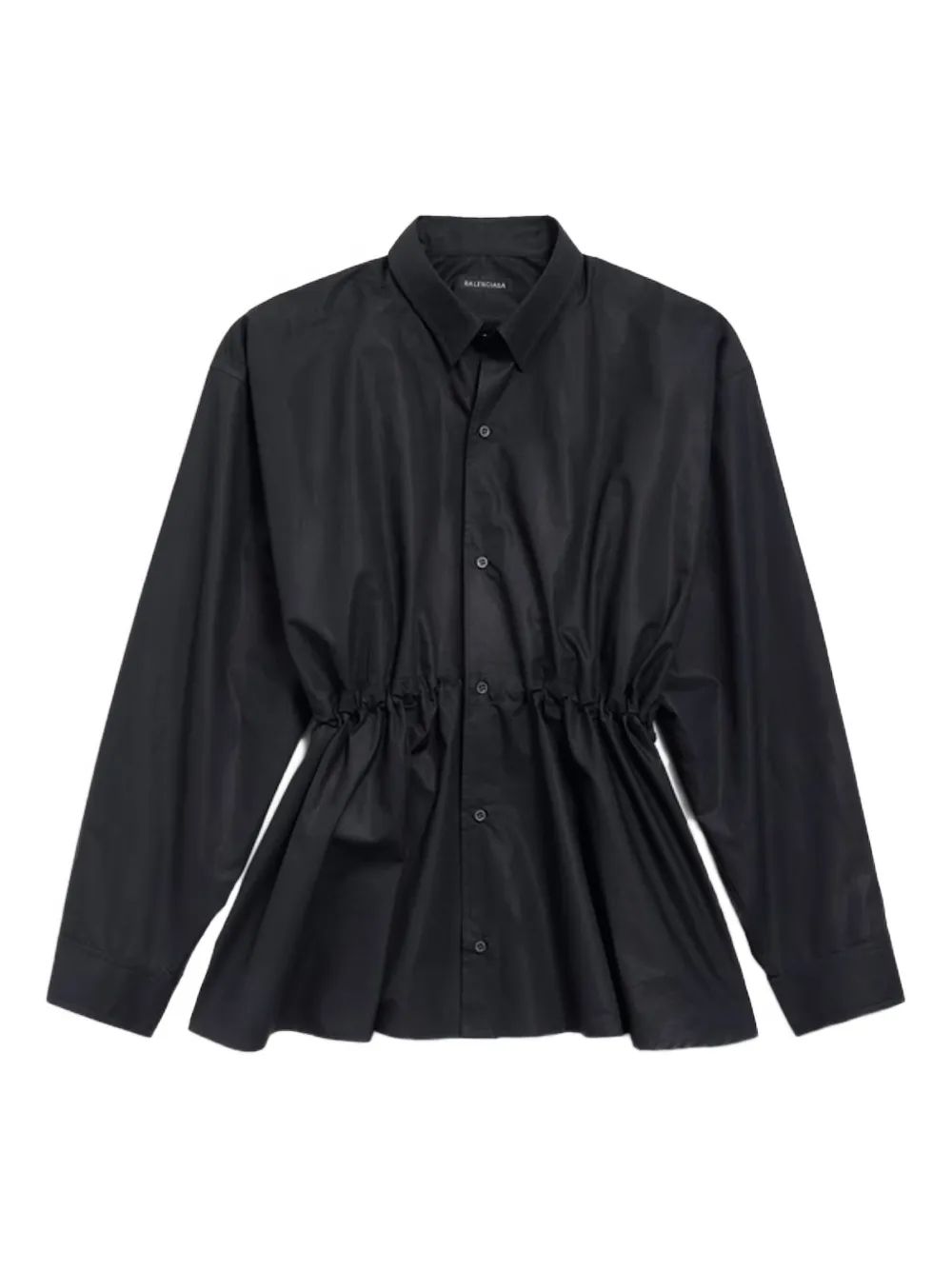 Balenciaga Katoenen blousejurk - Zwart