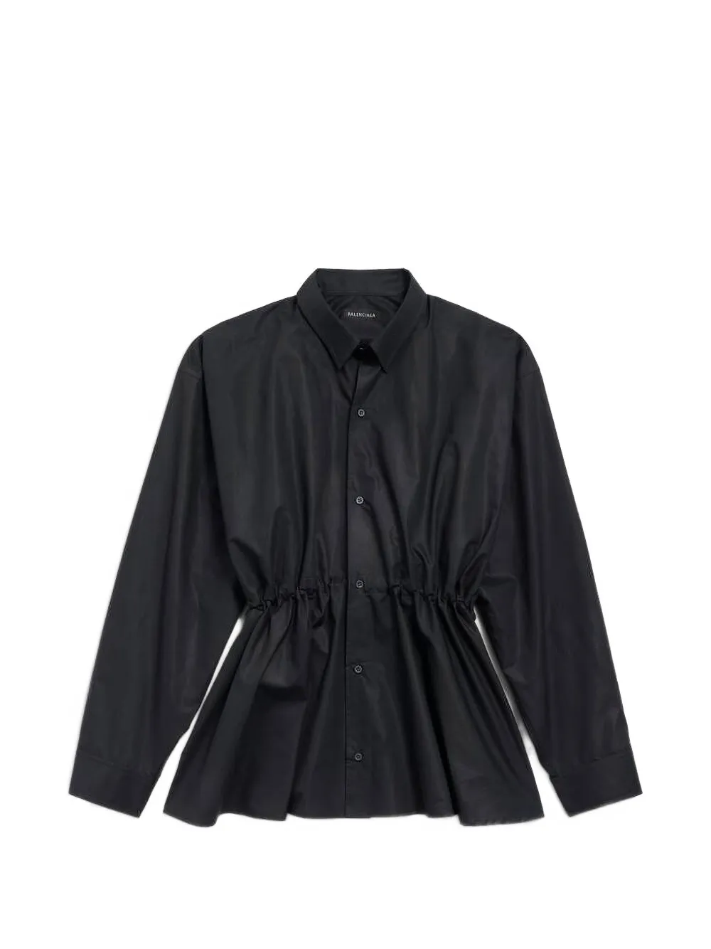 Balenciaga Katoenen blousejurk Zwart