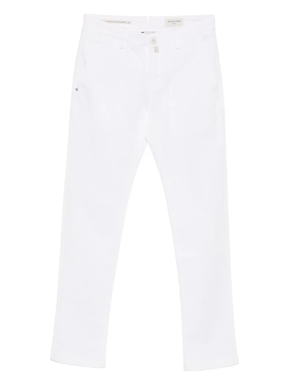 Jacob Cohen Straight-leg Trousers In White