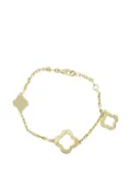 Van Cleef & Arpels Pre-Owned 2015-2025 18K Yellow Gold Byzantine Alhambra 3 Motifs bracelet